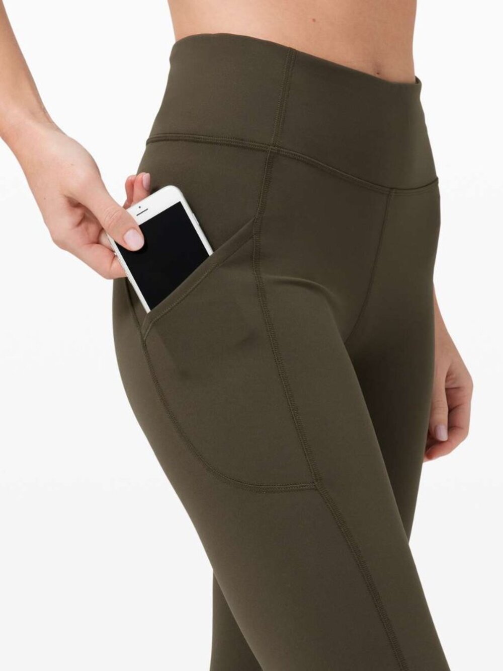 Lululemon Invigorate High-Rise Tight 25" Dark Olive